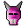 Head: 1x Pink h'ween mask