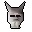 White h'ween mask