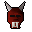 Red h'ween mask