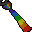 Rainbow scarf