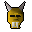 Golden h'ween mask