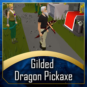 Gilded Dragon Pickaxe