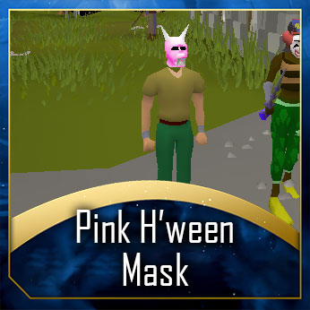 Pink h'ween mask