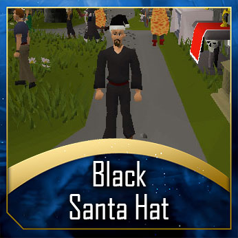 Black Santa Hat